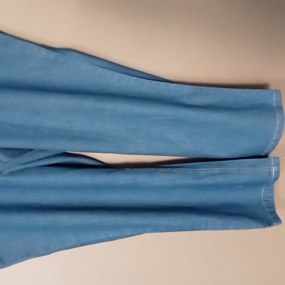 Woman Within Straight Leg Jeans w Elastic Back Size 28W - Picture 4 of 6